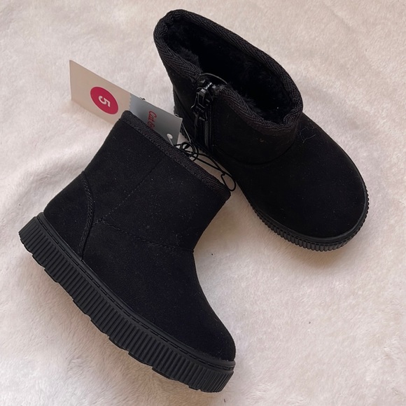 Cat & Jack Other - Toddler Girls' Arlo Zipper Winter Shearling Style Boots
